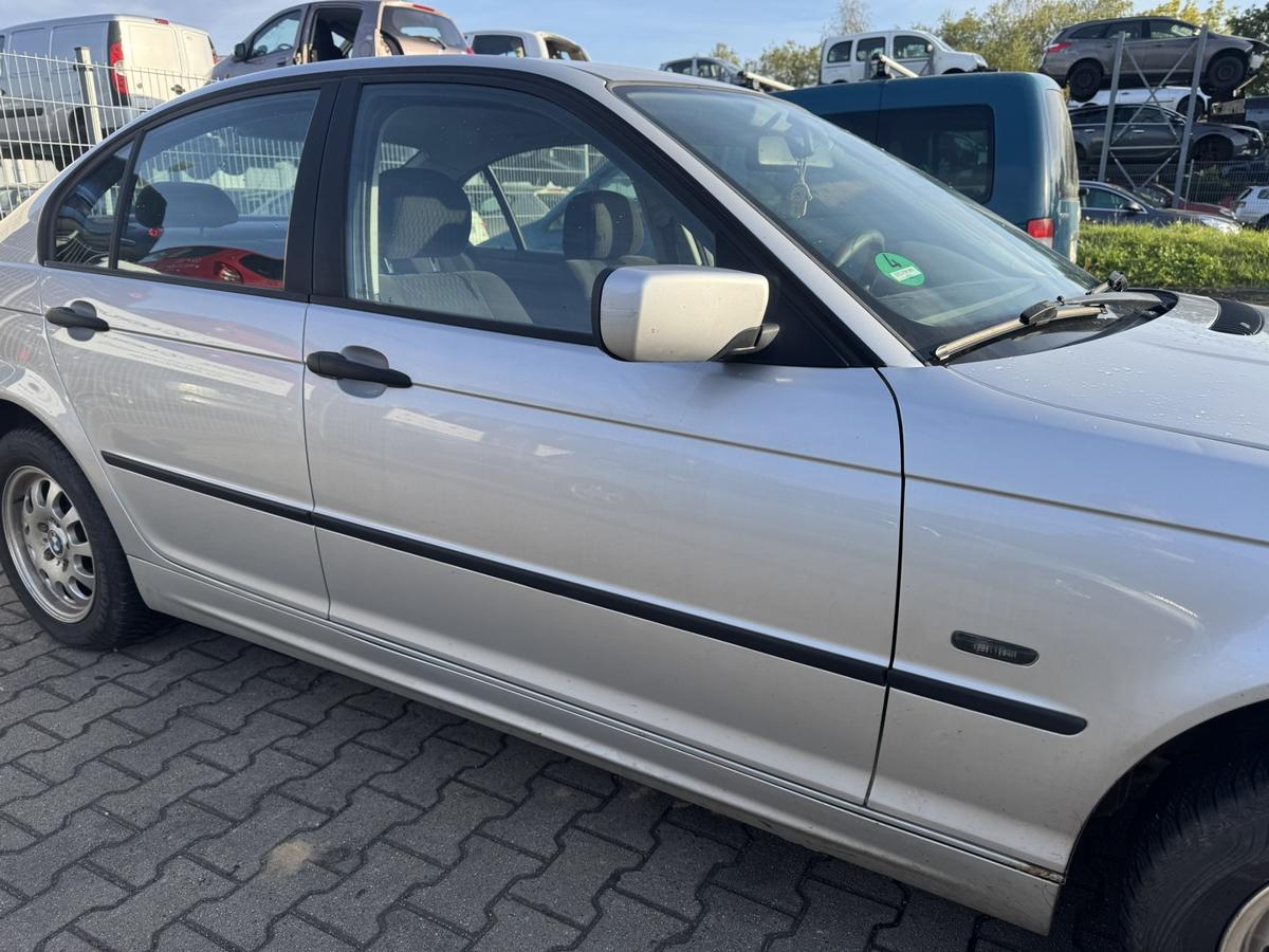 BMW 3er E46 original T&uuml;r vorn rechts 354 Titansilber Rohbau Bj.1998